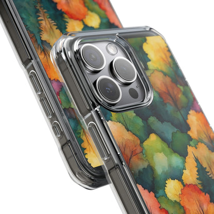 Autumn Leaves Dance iPhone Case - Impact