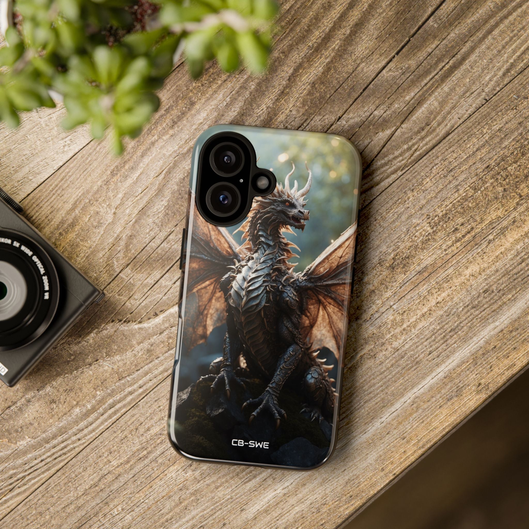 Majestic Dragon Glows - iPhone Case