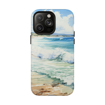 Foamy Wave Breeze iPhone 14 Pro Max Case - Tough+