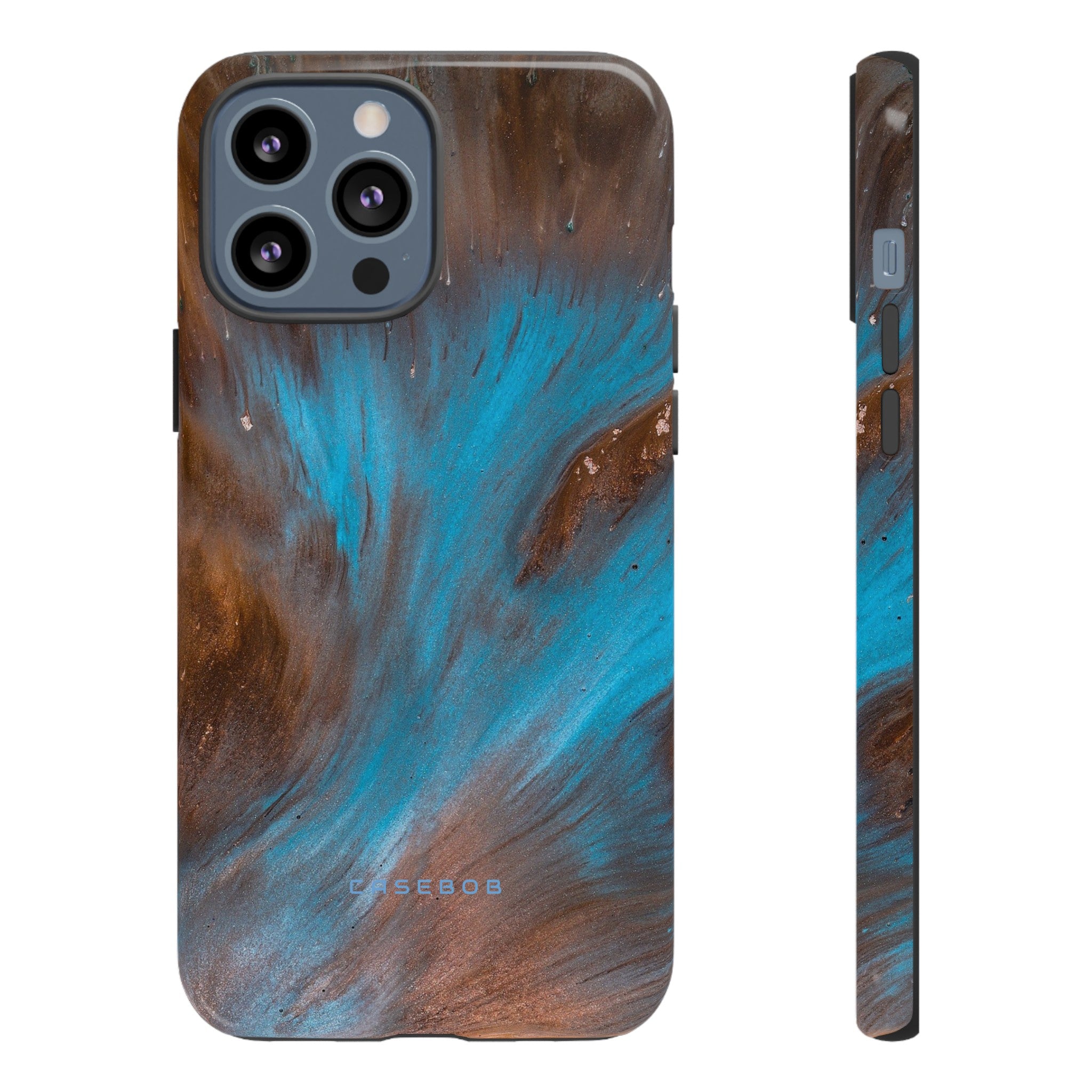 Blue Lagoon Ink Art - Protective Phone Case