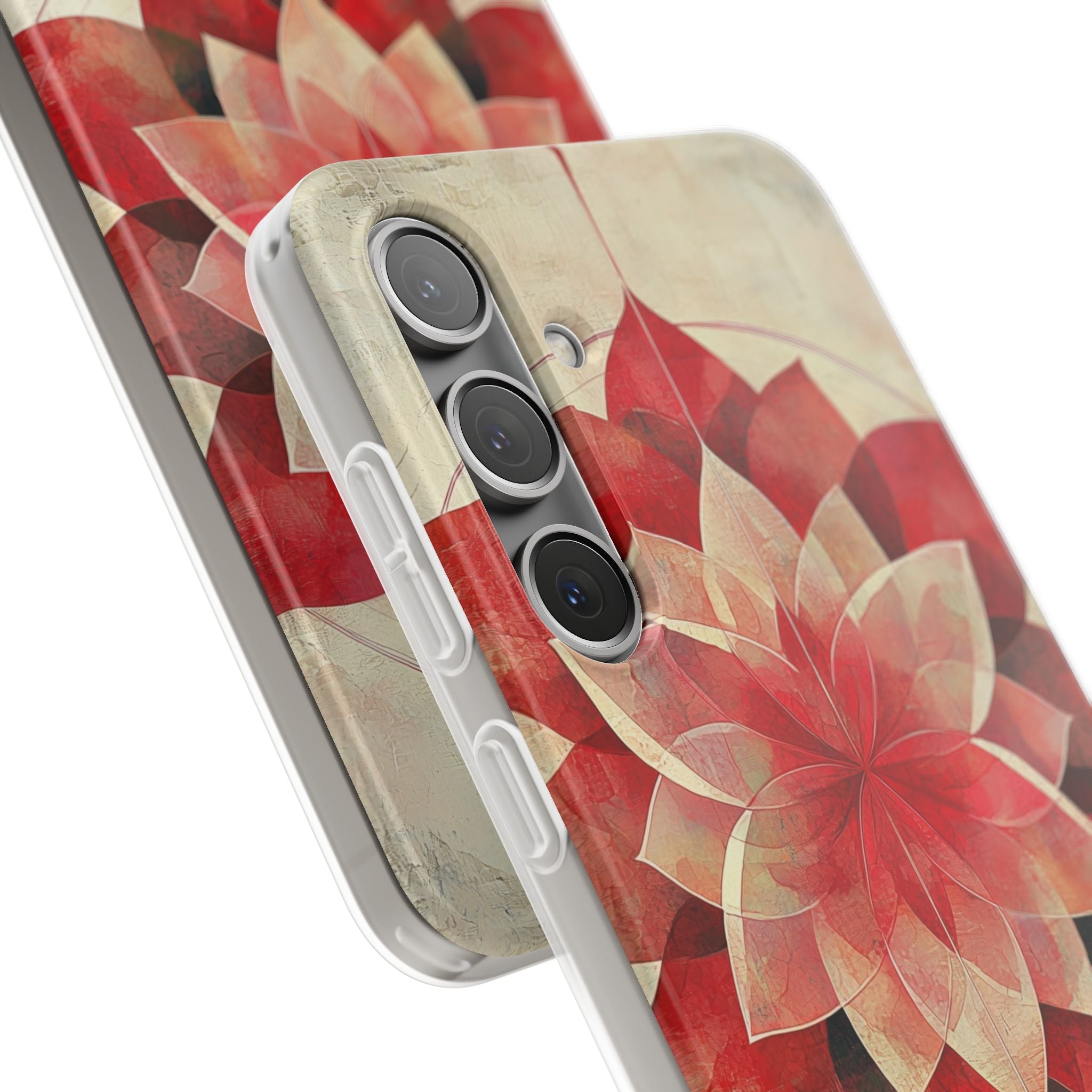 Crimson Bloom Samsung S24 Plus Case - Soft