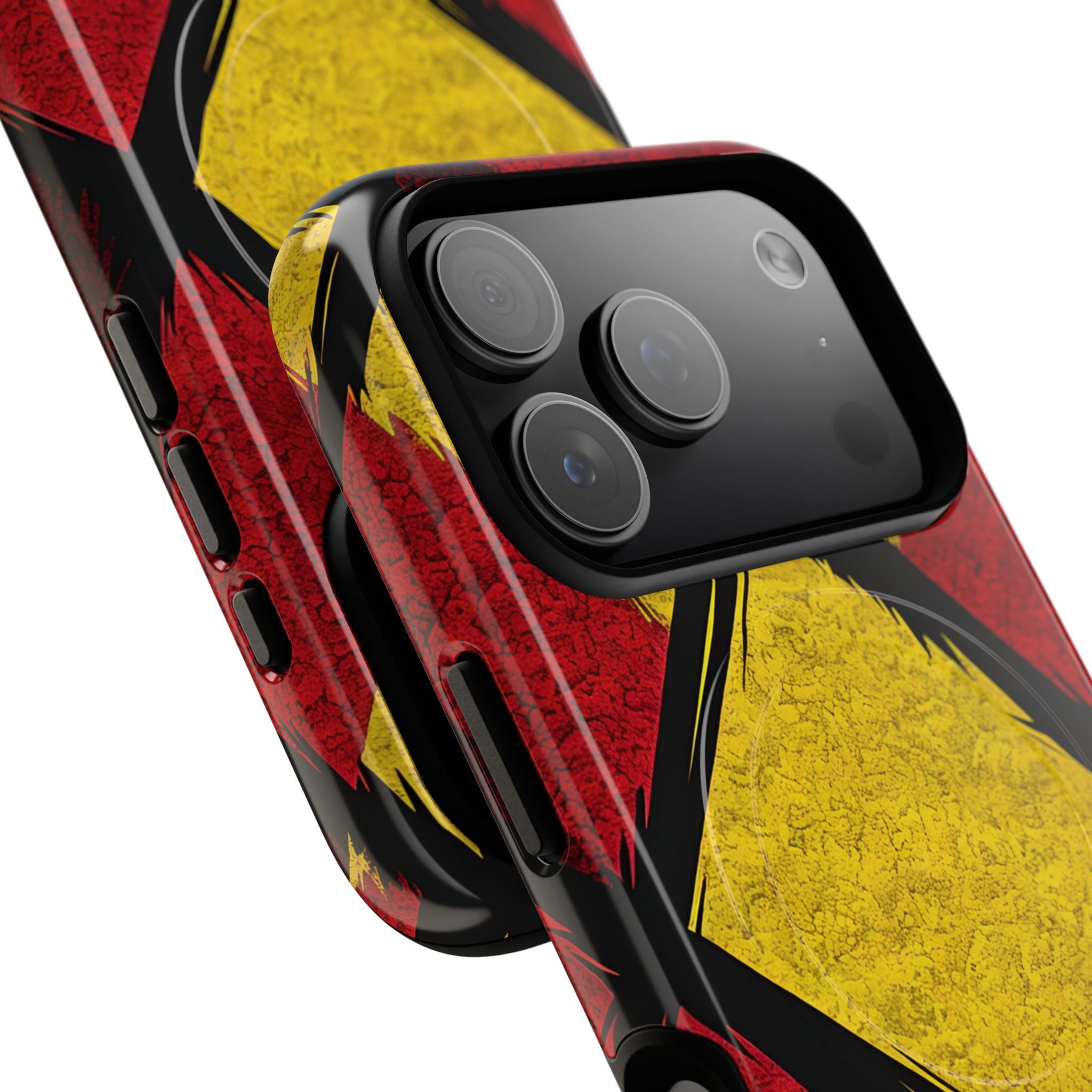 Cracked Diamond Grid iPhone 17 Pro - Tough+