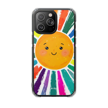 Radiant Smiling Sun iPhone Case - Impact