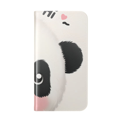 Kurkistava Panda Posliini - iPhone 16 Max -lompakkokotelo