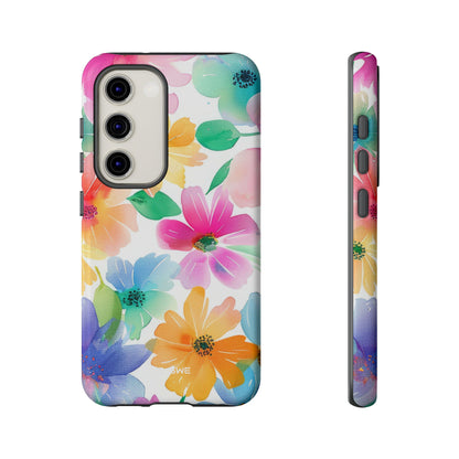 Vibrant Floral Impression - Samsung Case