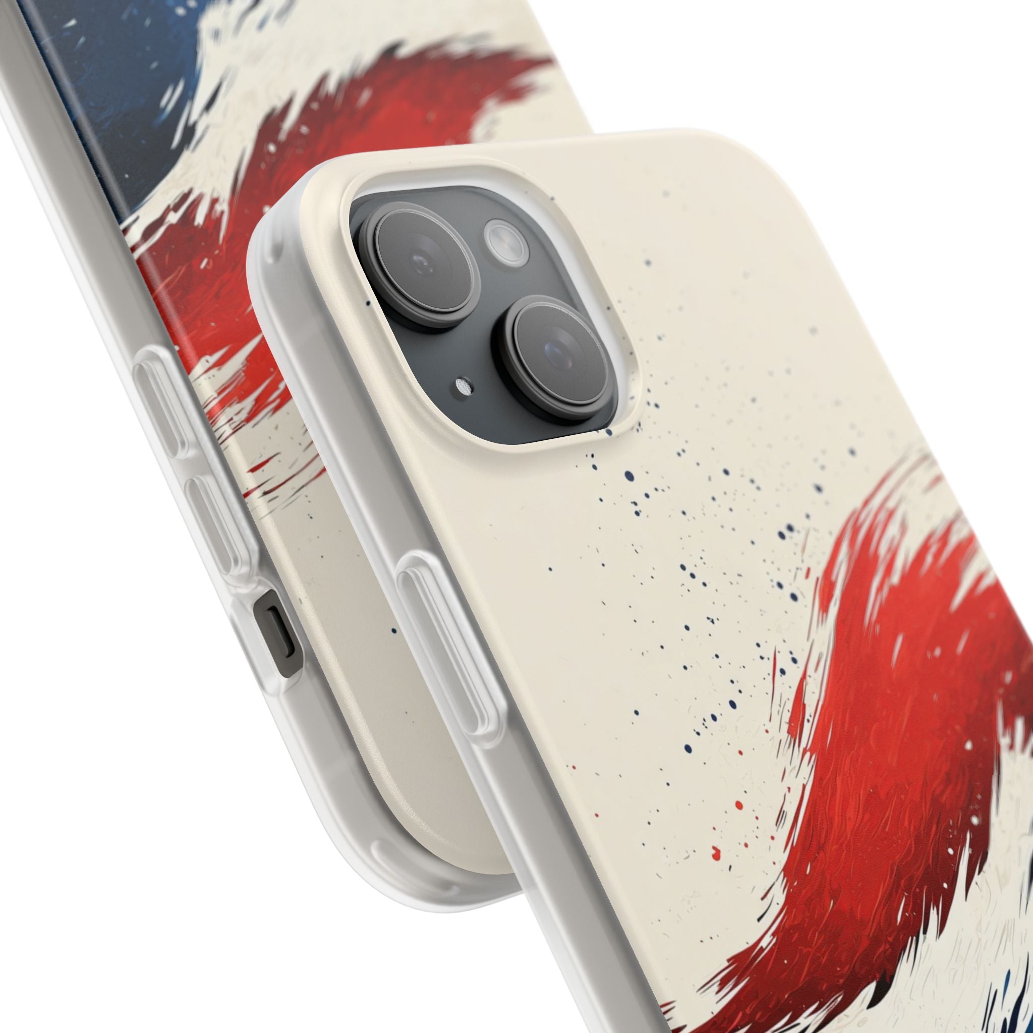 Red Surge iPhone 15 Plus Case - Soft