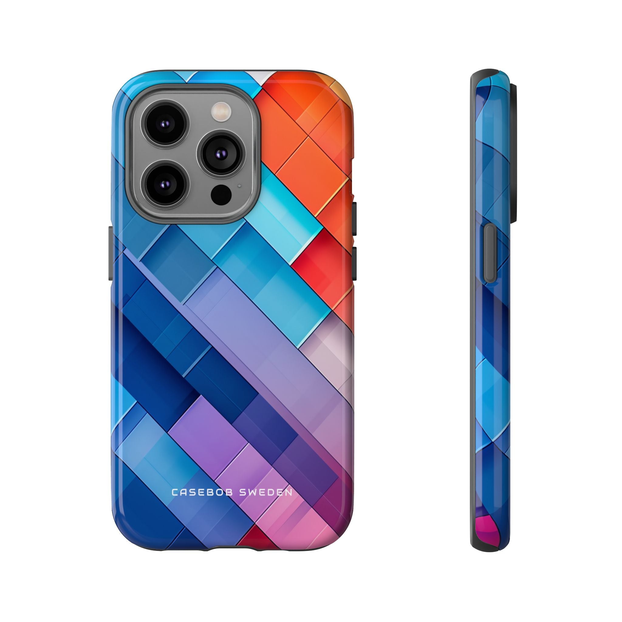 Vibrant GeoFlow iPhone 14 - Tough Phone Case