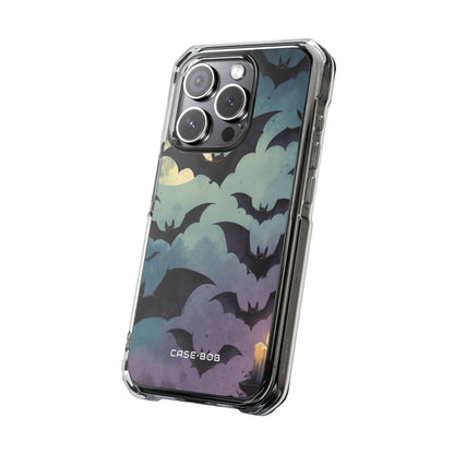 Glowing Bat Swarm iPhone 15 Pro Case - Impact