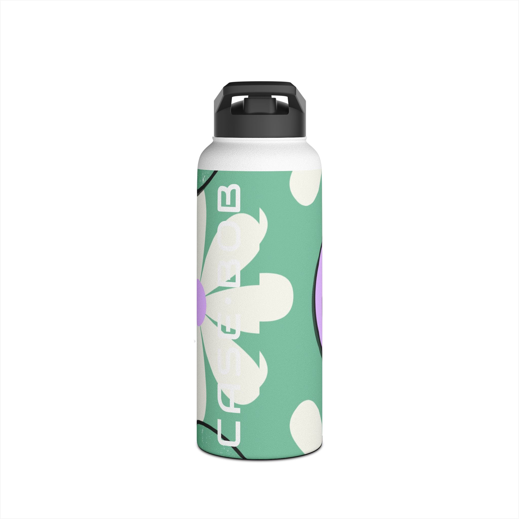 Smiley Daisy Glow - Stainless Steel Water Bottle