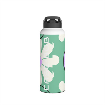 Smiley Daisy Glow - Stainless Steel Water Bottle