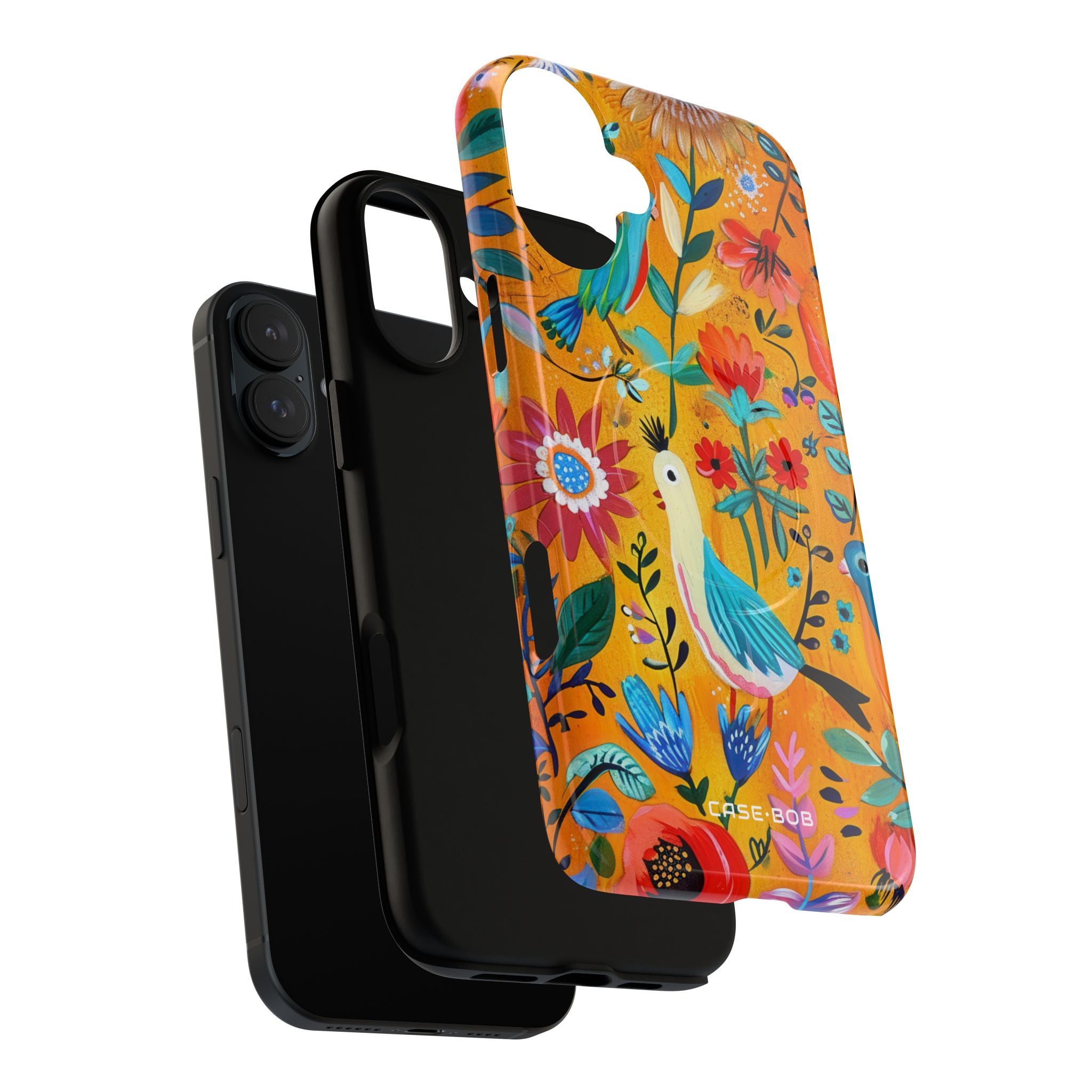 Colorful Birds Bloom iPhone 16 Plus Case - Tough+