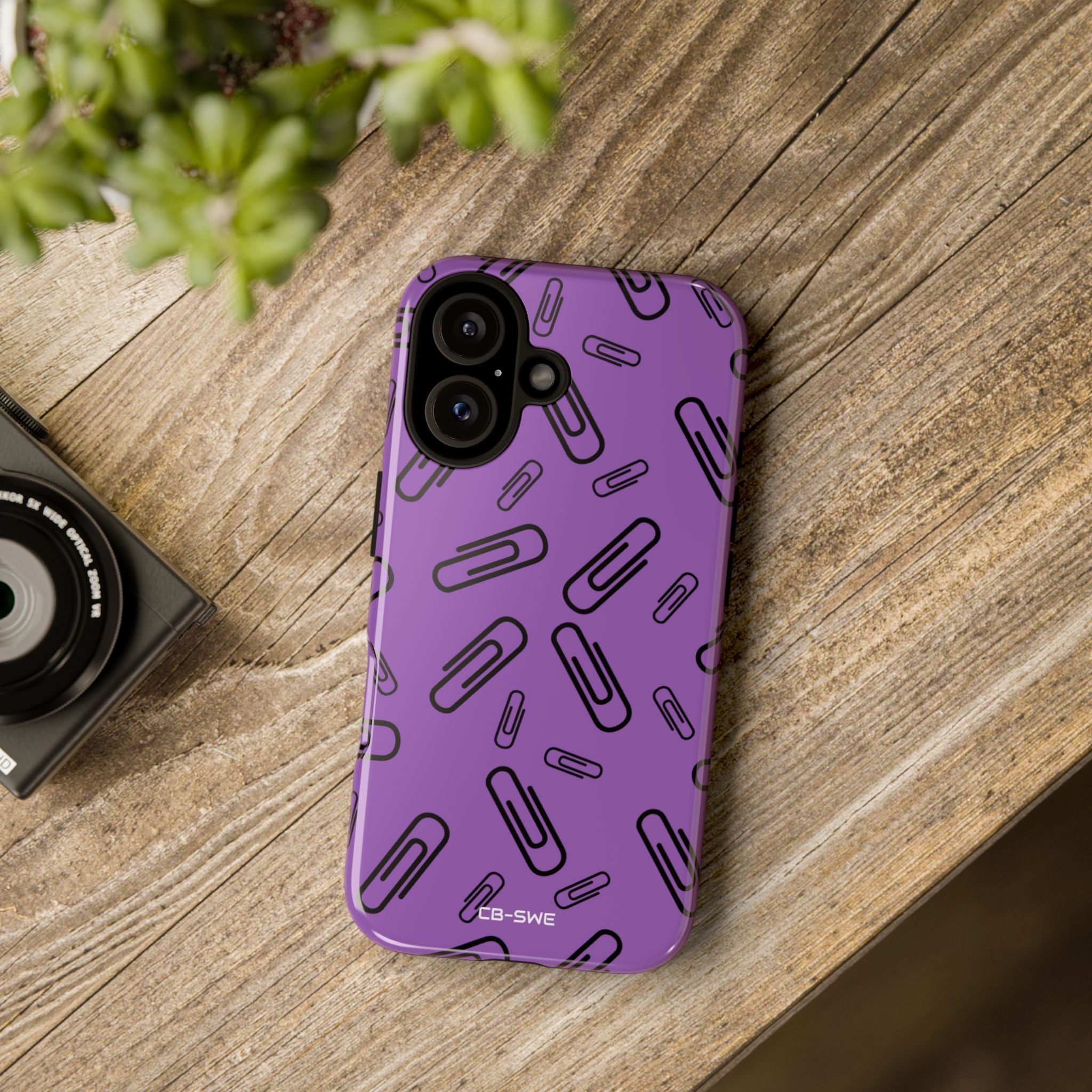 Paperclips Dance Playfully - iPhone Case
