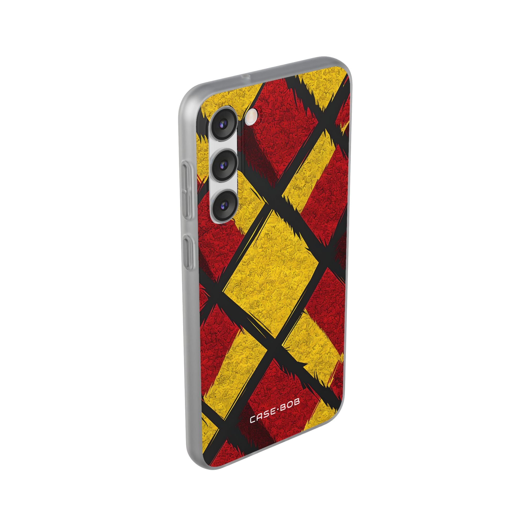 Cracked Diamond Grid Samsung S23 Plus - Soft Case