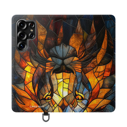 Flame Lion - Samsung S25 Ultra Case - Wallet