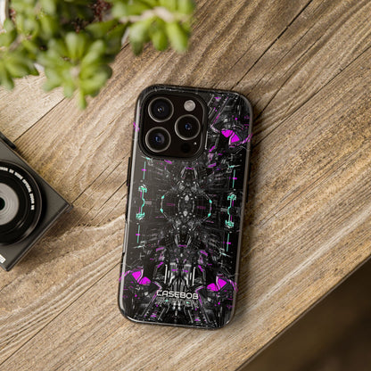 Cybernetic Neon Nexus iPhone 16 - Tough