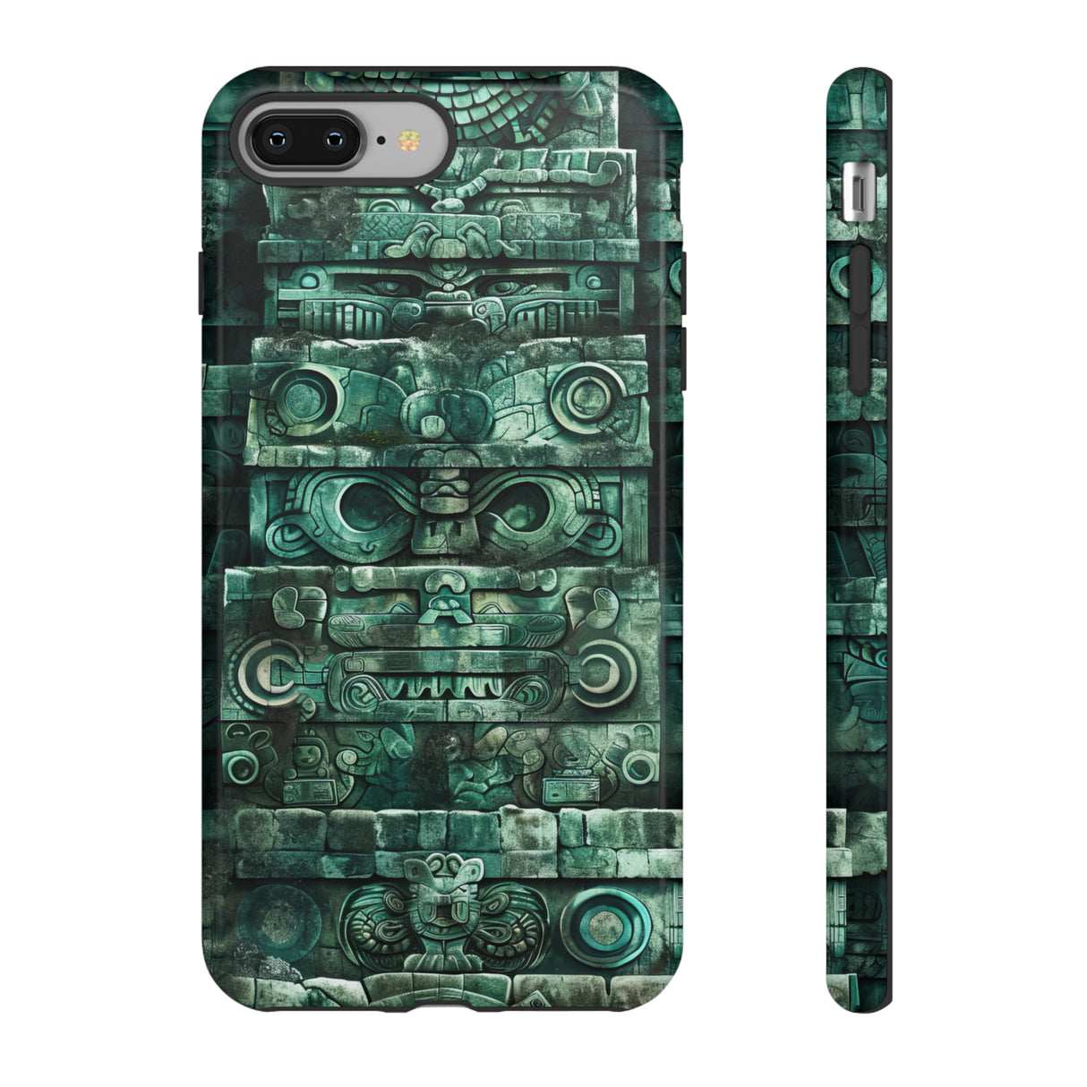 Mayan Jaguar & Serpent Spirit - Protective Phone Case