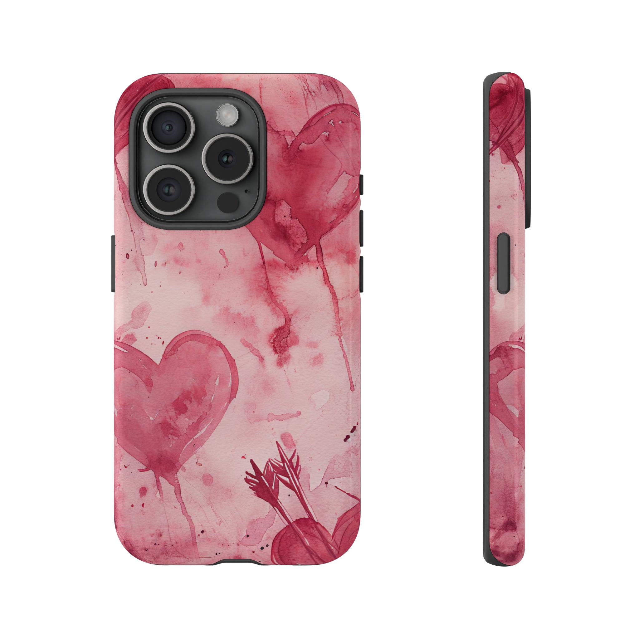 Cupid's Heart Entwined - Protective Phone Case