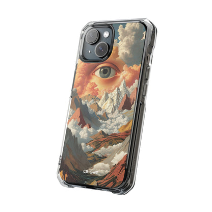 Eye Reflects Mountains iPhone Case - Impact