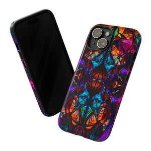 Gothic Stained Glass Splendor - Protective Phone Case