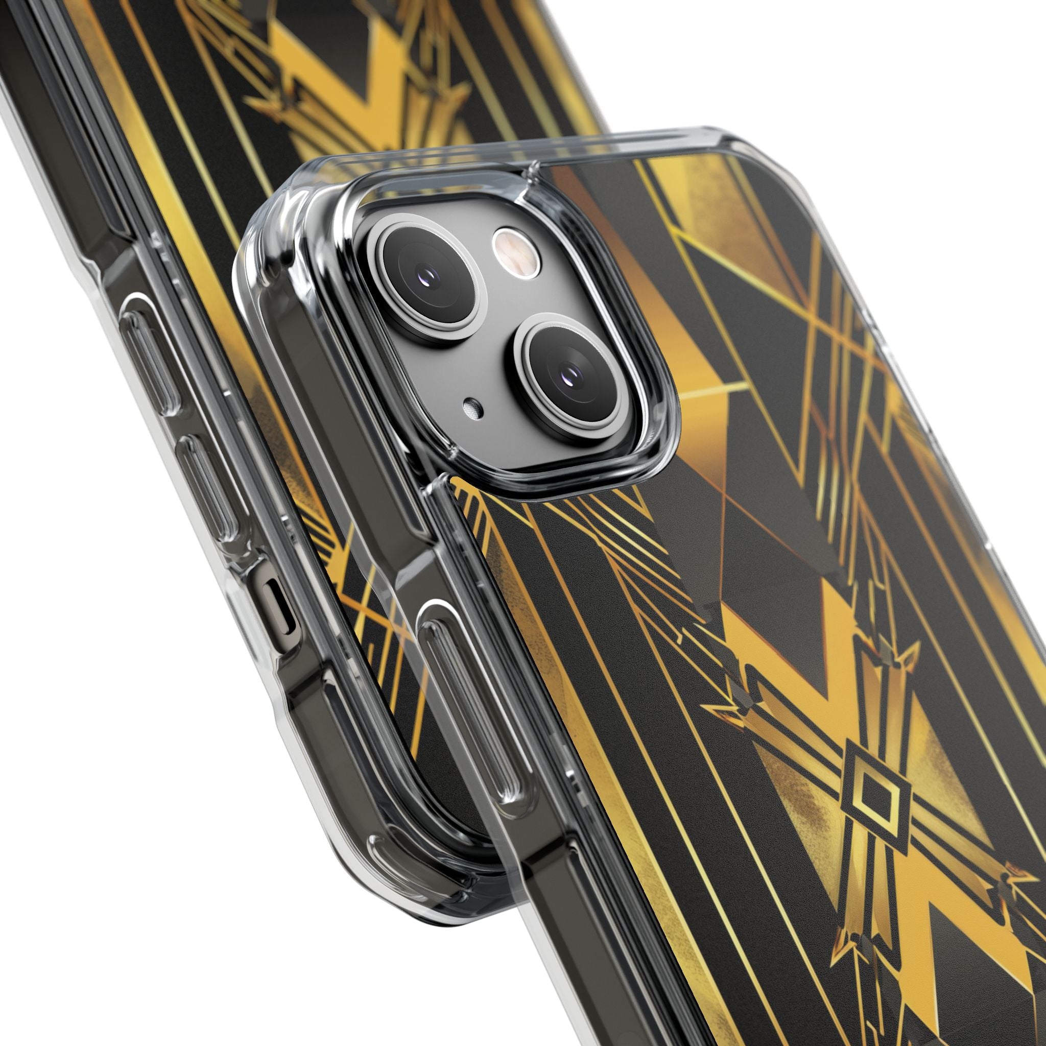 Golden Deco Symphony iPhone 14 - Impact Clear+