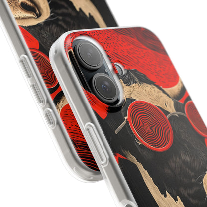 Hypnotic Cow iPhone 16 Case - Soft