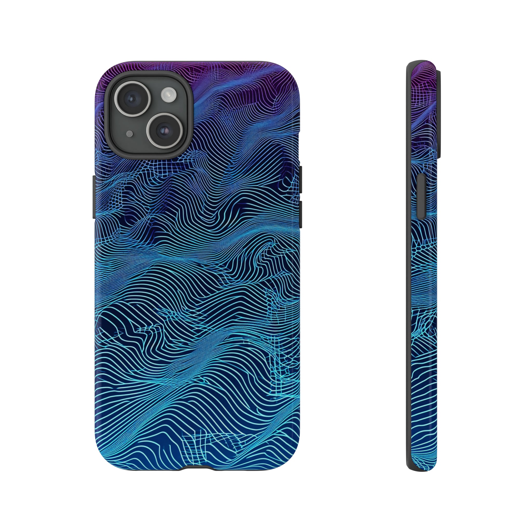 AI Interface: Tech Gradient - Protective Phone Case