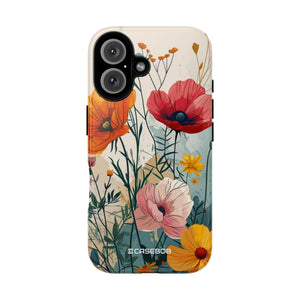 Whimsical Garden Watercolor Blooms - for iPhone 16