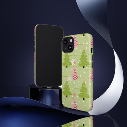Whimsical Trees Dance - iPhone Case