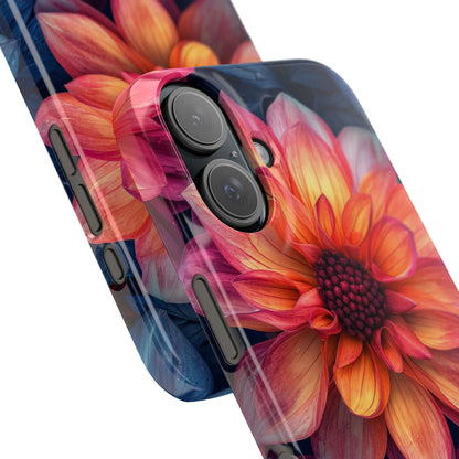 Fiery Bloom Harmony iPhone 16 - Slim Phone Case