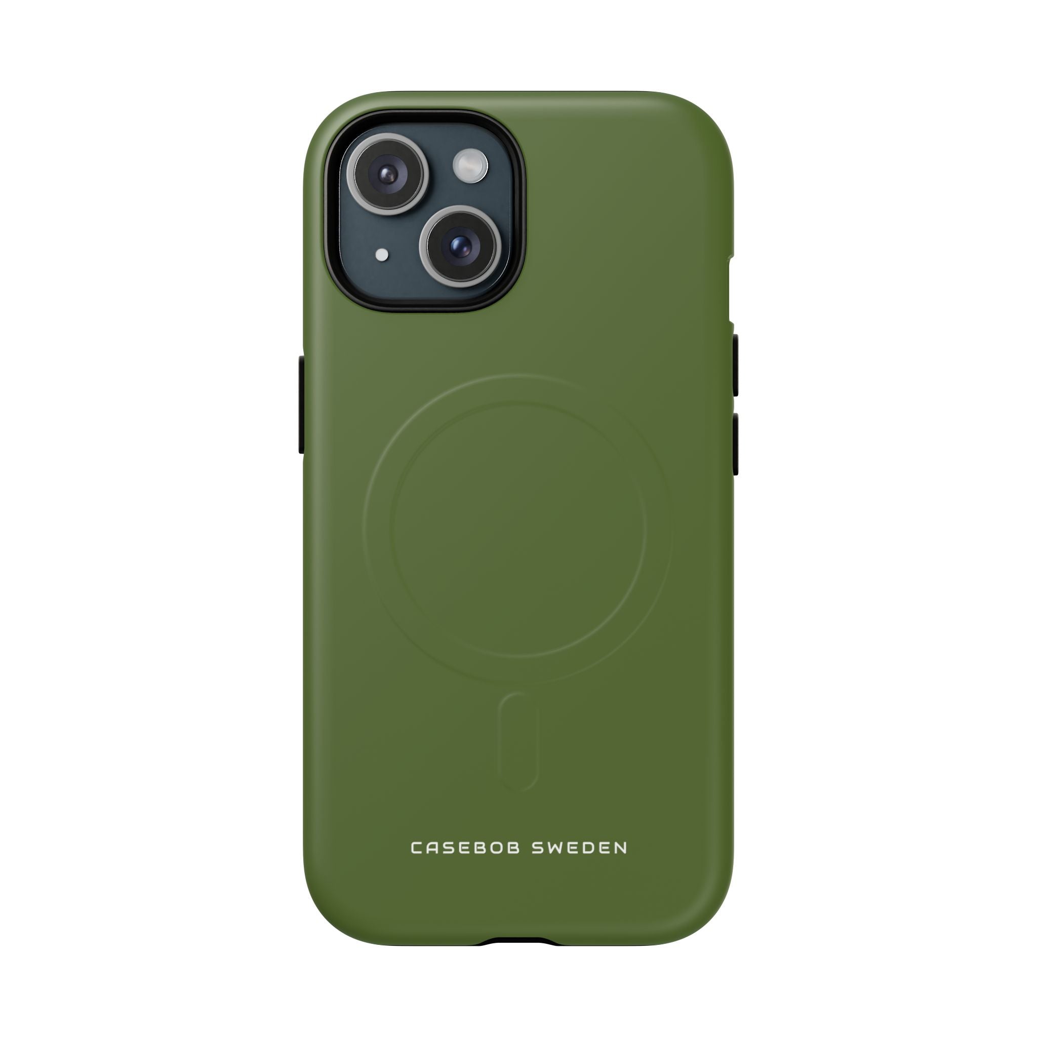 Dark Olive Green iPhone 15 | Tough+ Phone Case