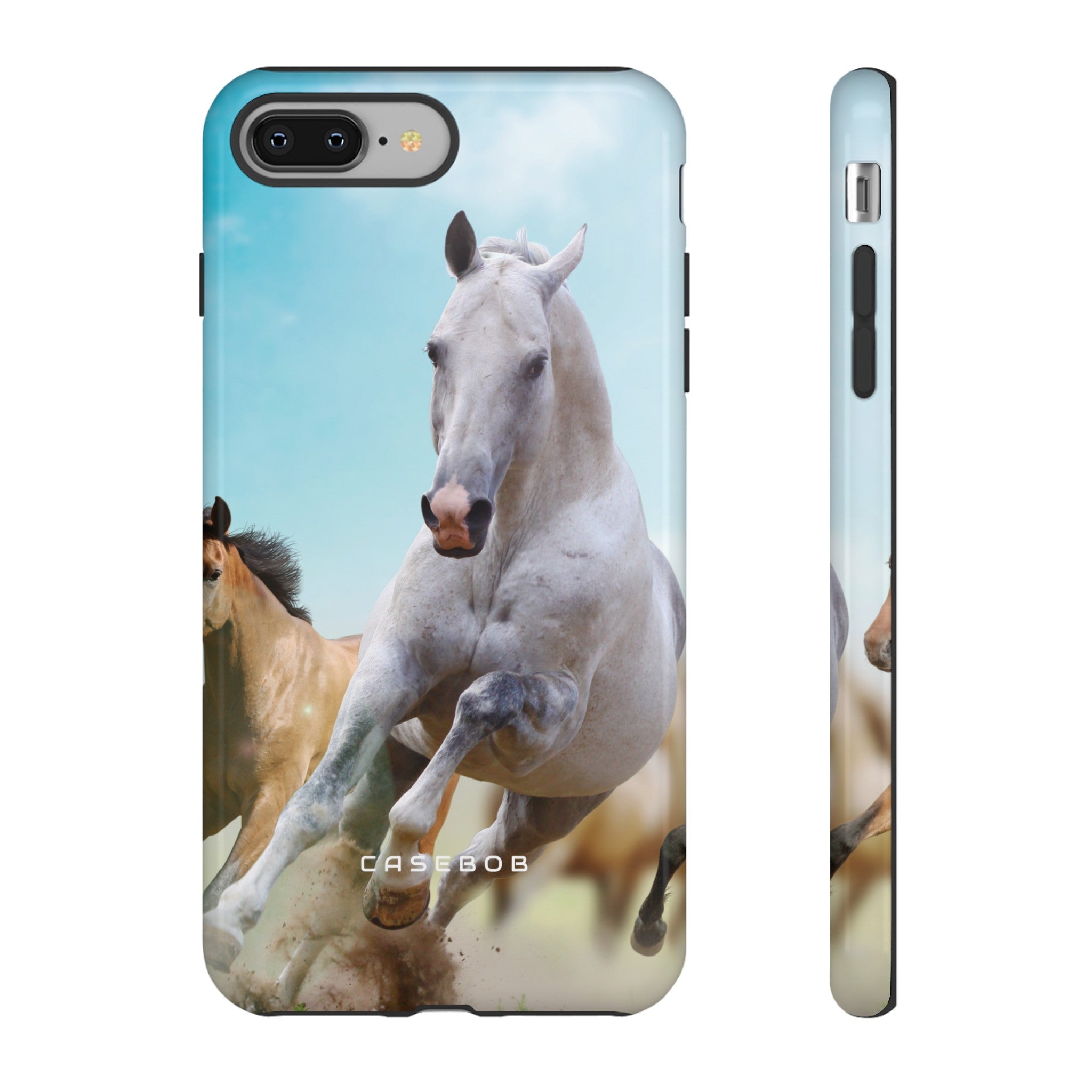 Blue Sky Horses - Protective Phone Case