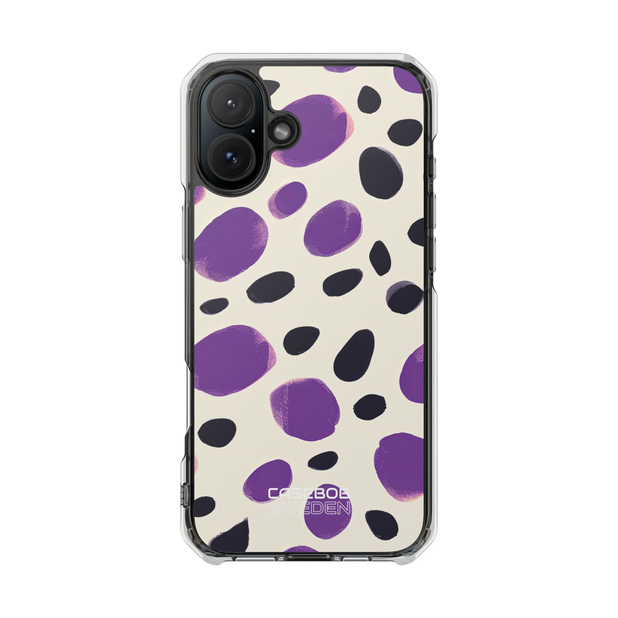 Purple Pebble Dance iPhone 16 - Impact Clear+