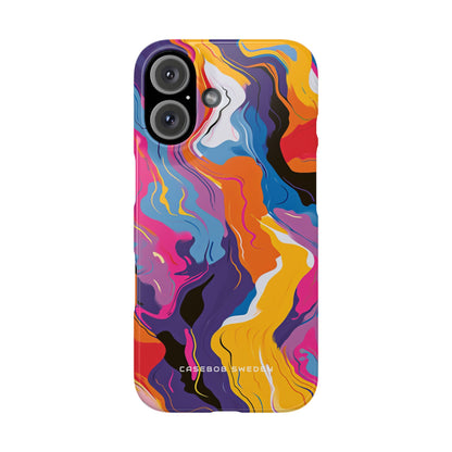 Vortex Colorwave iPhone 16 - Slim Phone Case