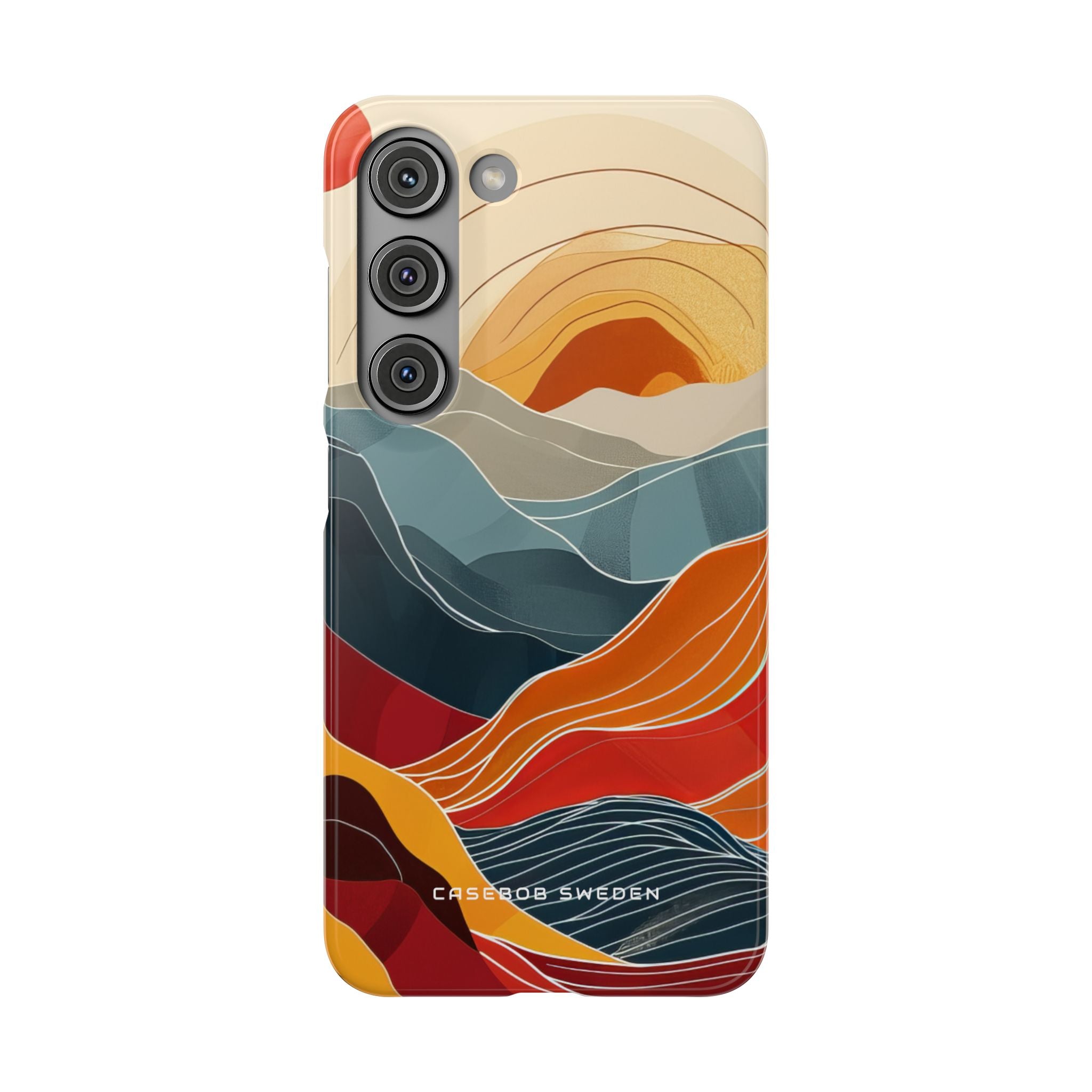 Harmonic Flow of Lines and Color Samsung S23 - Slim Phone Case