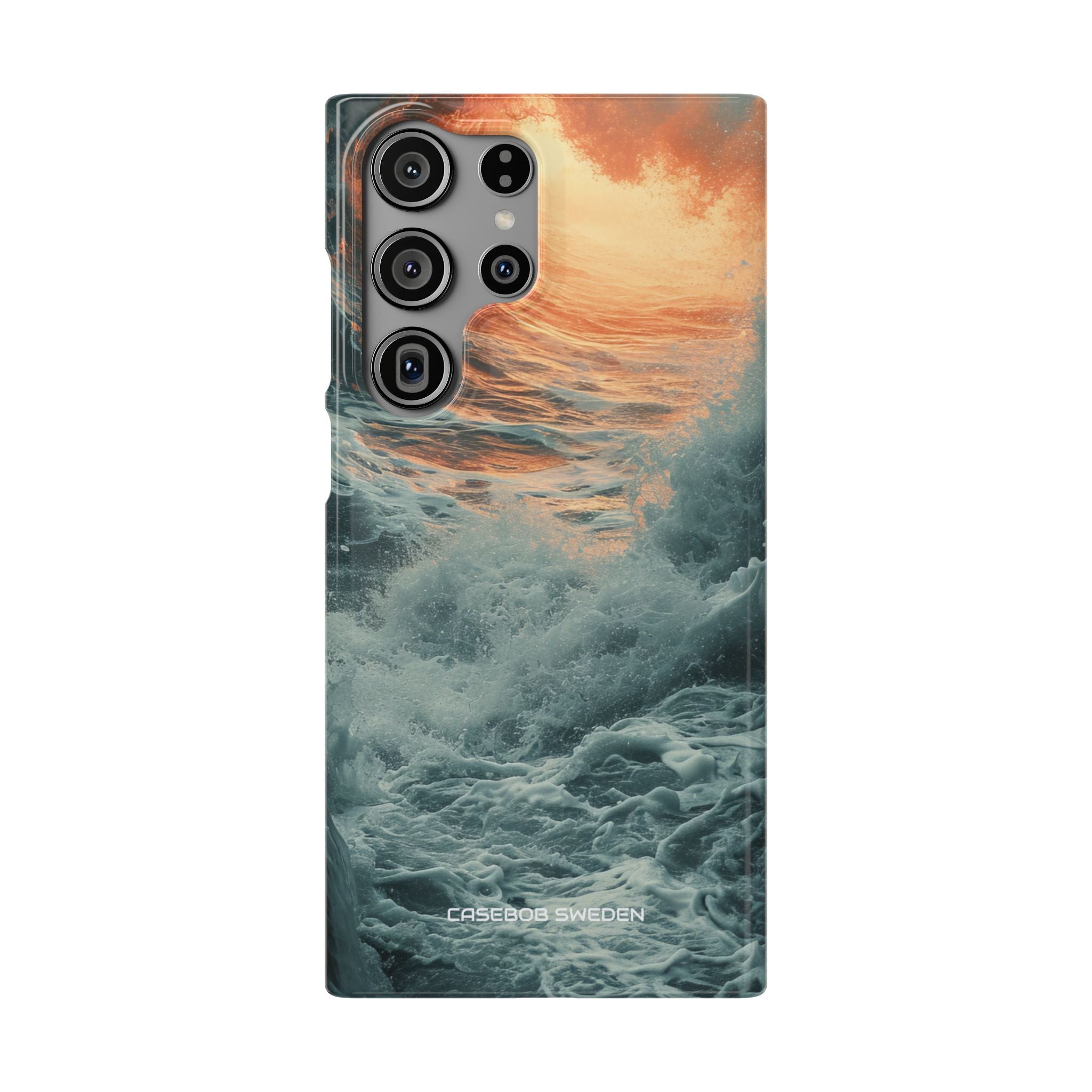 Fiery Wave Power - Slim Samsung S23 Phone Case