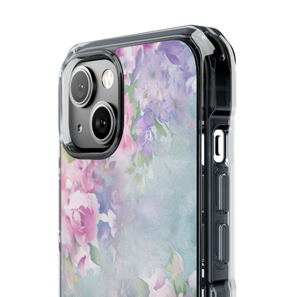 Dreamy Floral Watercolor - Clear Impact iPhone 14 Phone Case