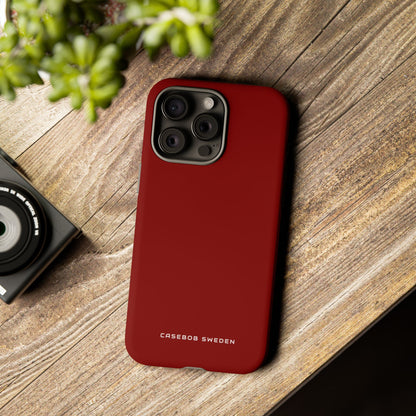 Maroon iPhone 15 - Tough Phone Case