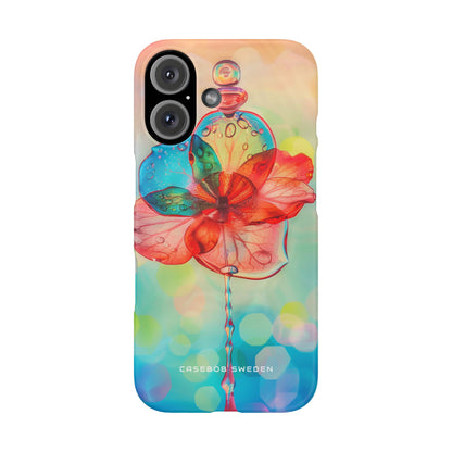 Ethereal Glass Flower iPhone 16 - Slim Phone Case