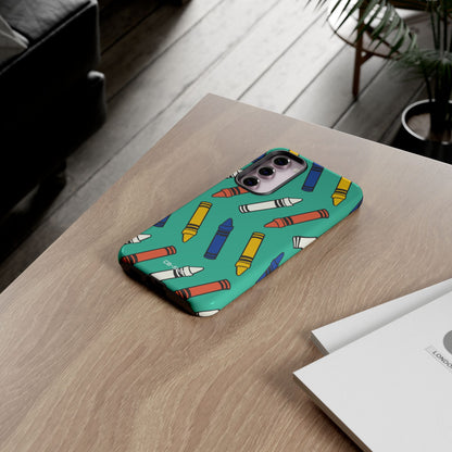 Crayons Dance Playfully - Samsung Case