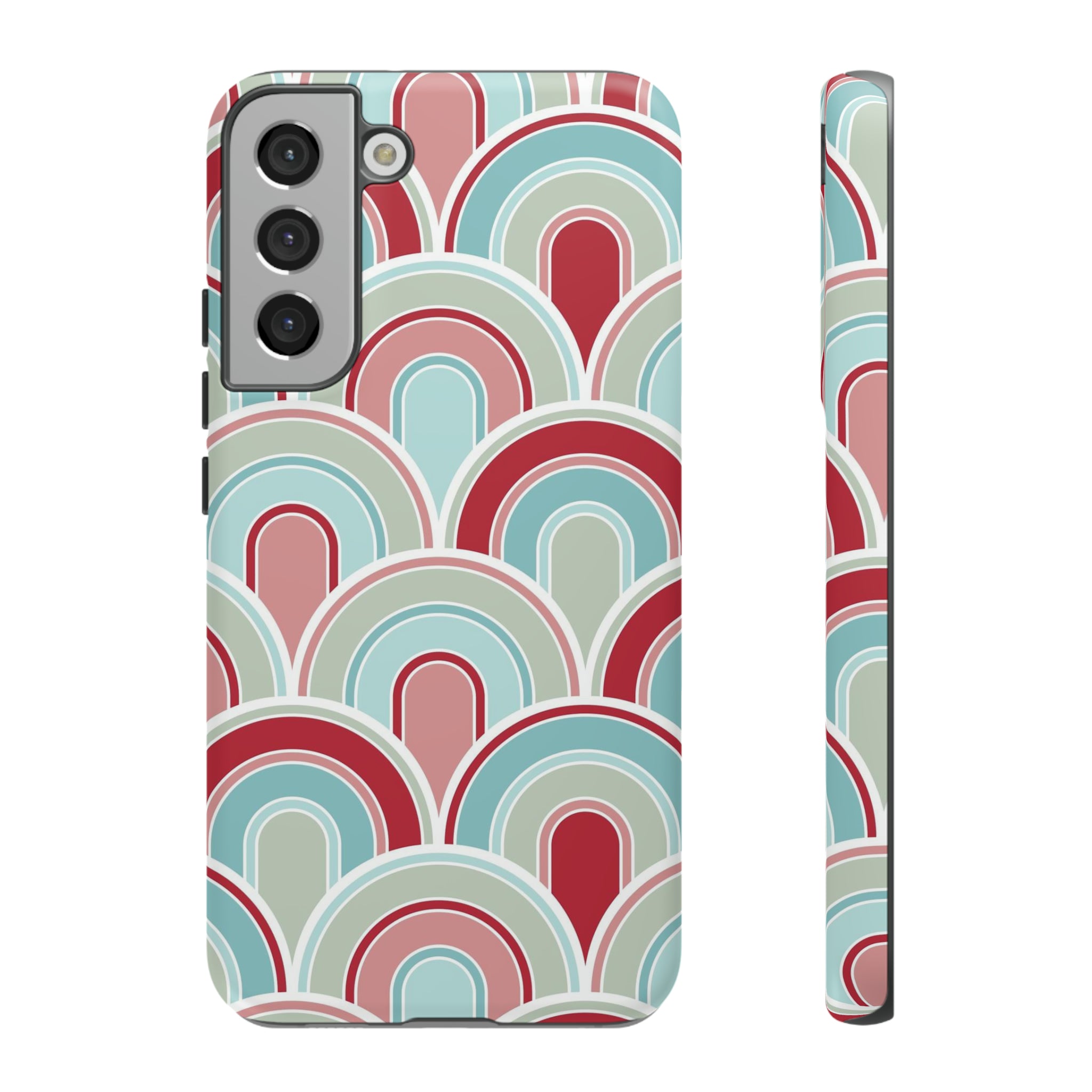 Light Blue Retro - Tough Phone Case