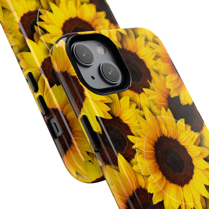 Sunflower Glow iPhone 14 Plus Case - Tough+