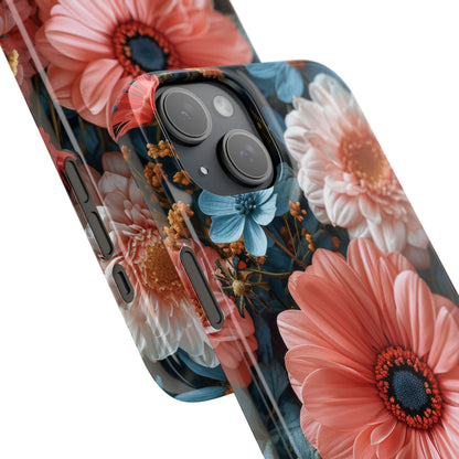 Surreal Floral Harmony iPhone 15 - Slim Phone Case