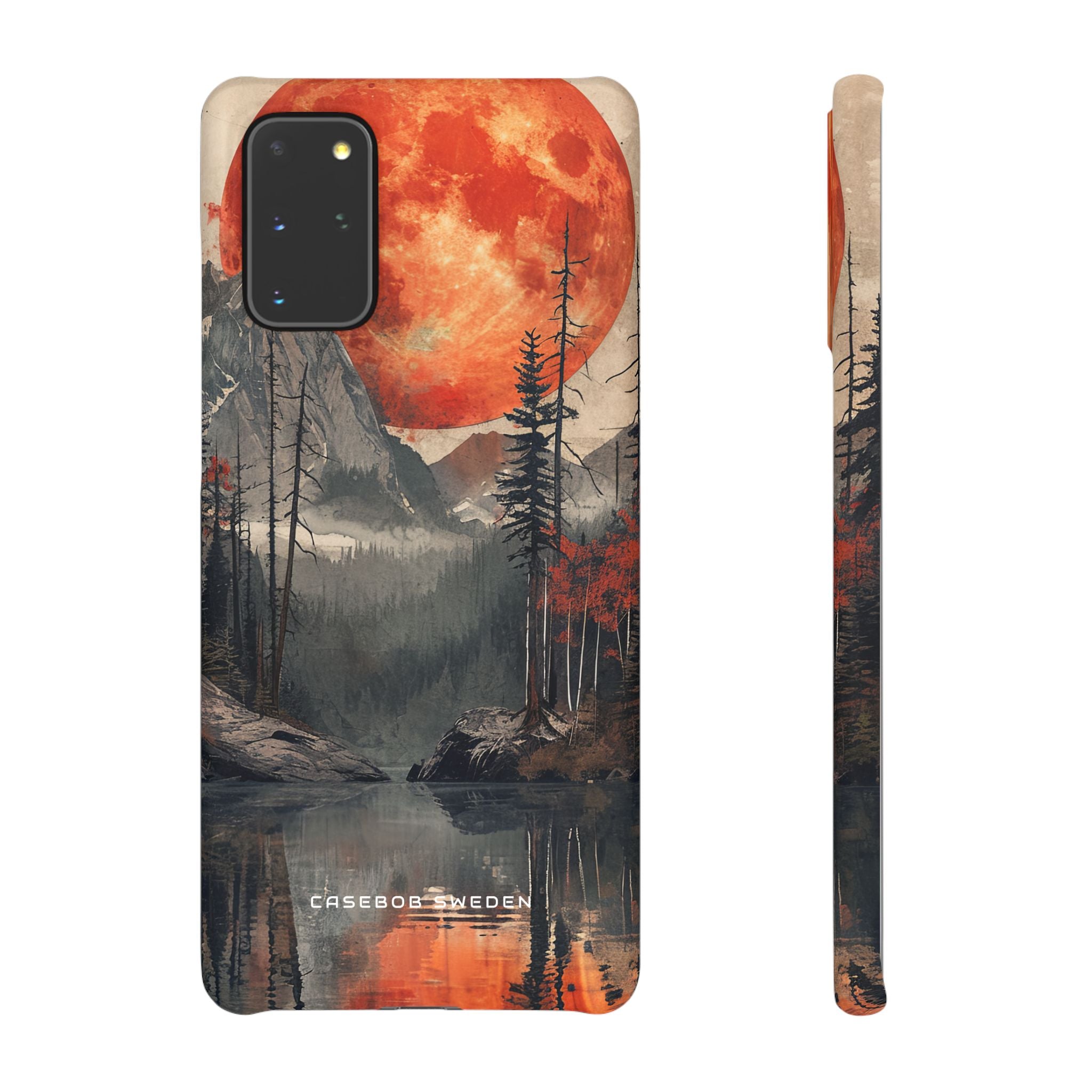 Celestial Glow Over Reflective Landscape Samsung S20 - Slim Phone Case