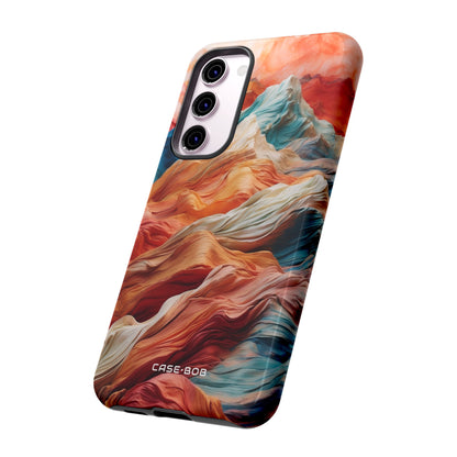 Fabric Peaks Cream Samsung S23 Plus Case - Tough