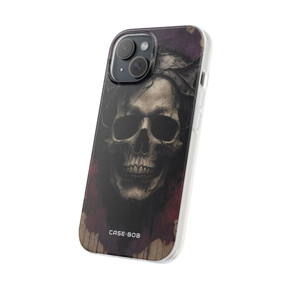 Skull Crown iPhone 15 Case - Soft