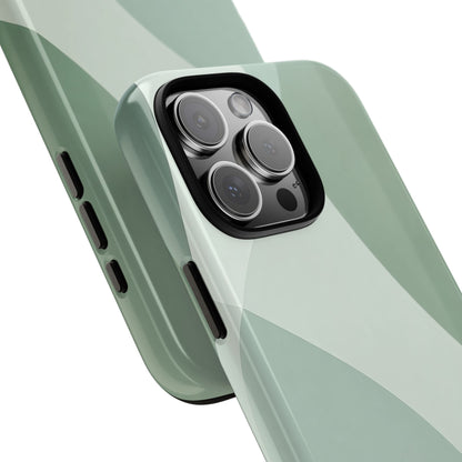 Flowing Green Harmony - iPhone Case