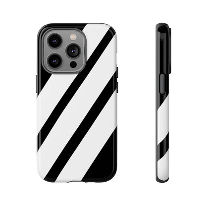 Monochrome Diagonal Symmetry - iPhone Case