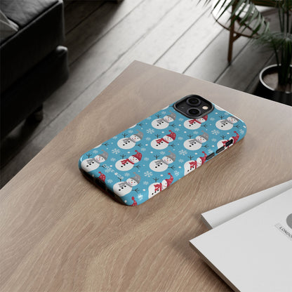 Snowman Parade iPhone 14 Plus Case - Tough