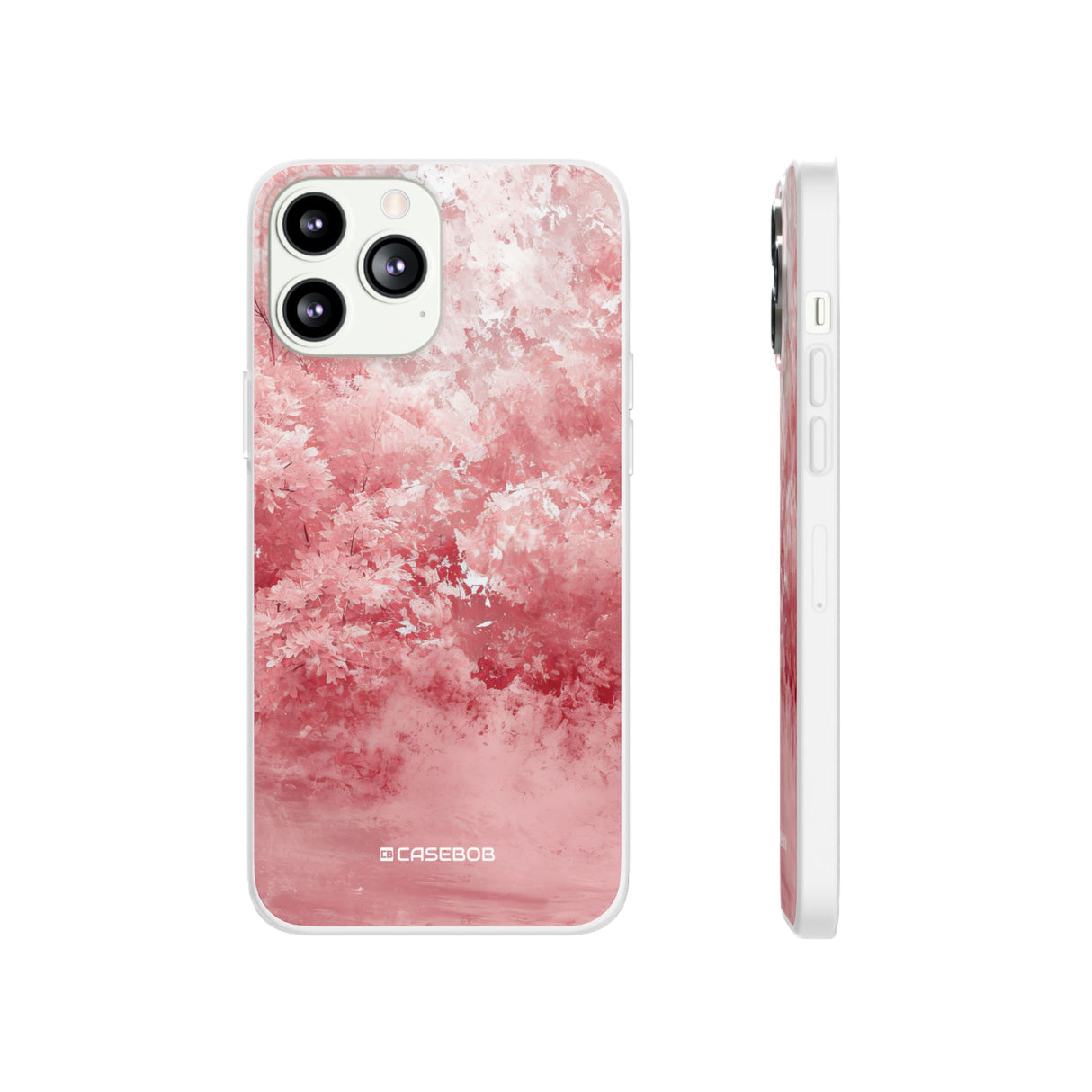 Pantone Rose Design | Handyhülle für iPhone (Flexible Hülle) 