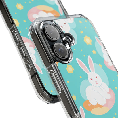 Bunnies Float Dreamily iPhone Case - Impact